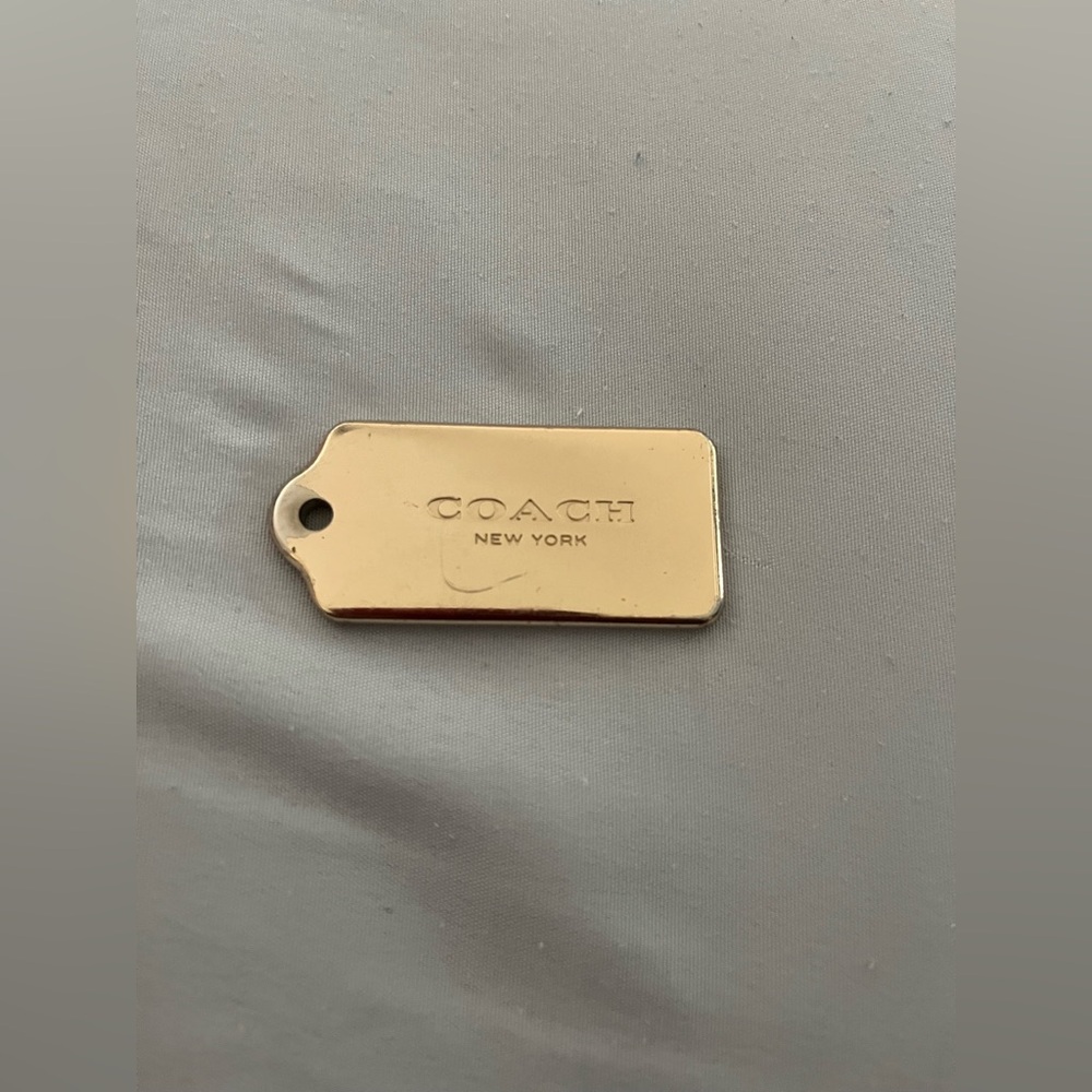 Coach Gold-Tone Tag